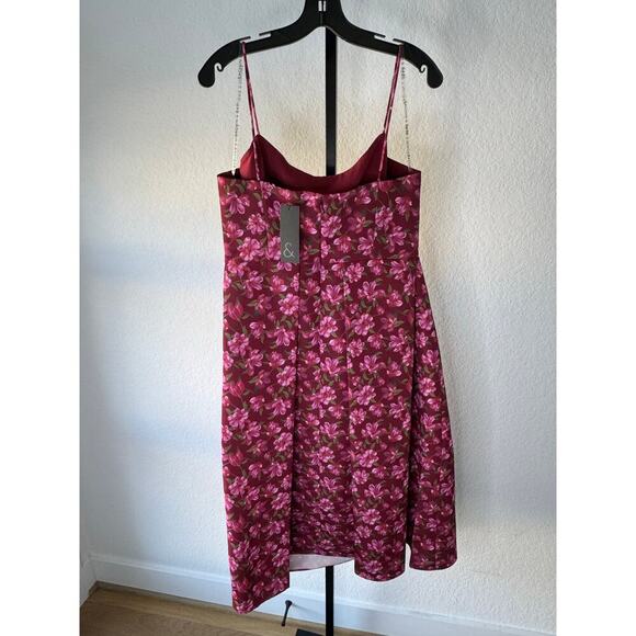 Sachin & Babi | Audra Floral Faille Midi-Dress - Picture 5 of 6